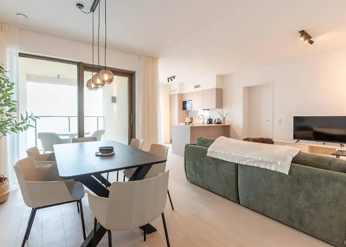 New Flat For 4 With Tremendous Sea Views Lejlighed Oostende